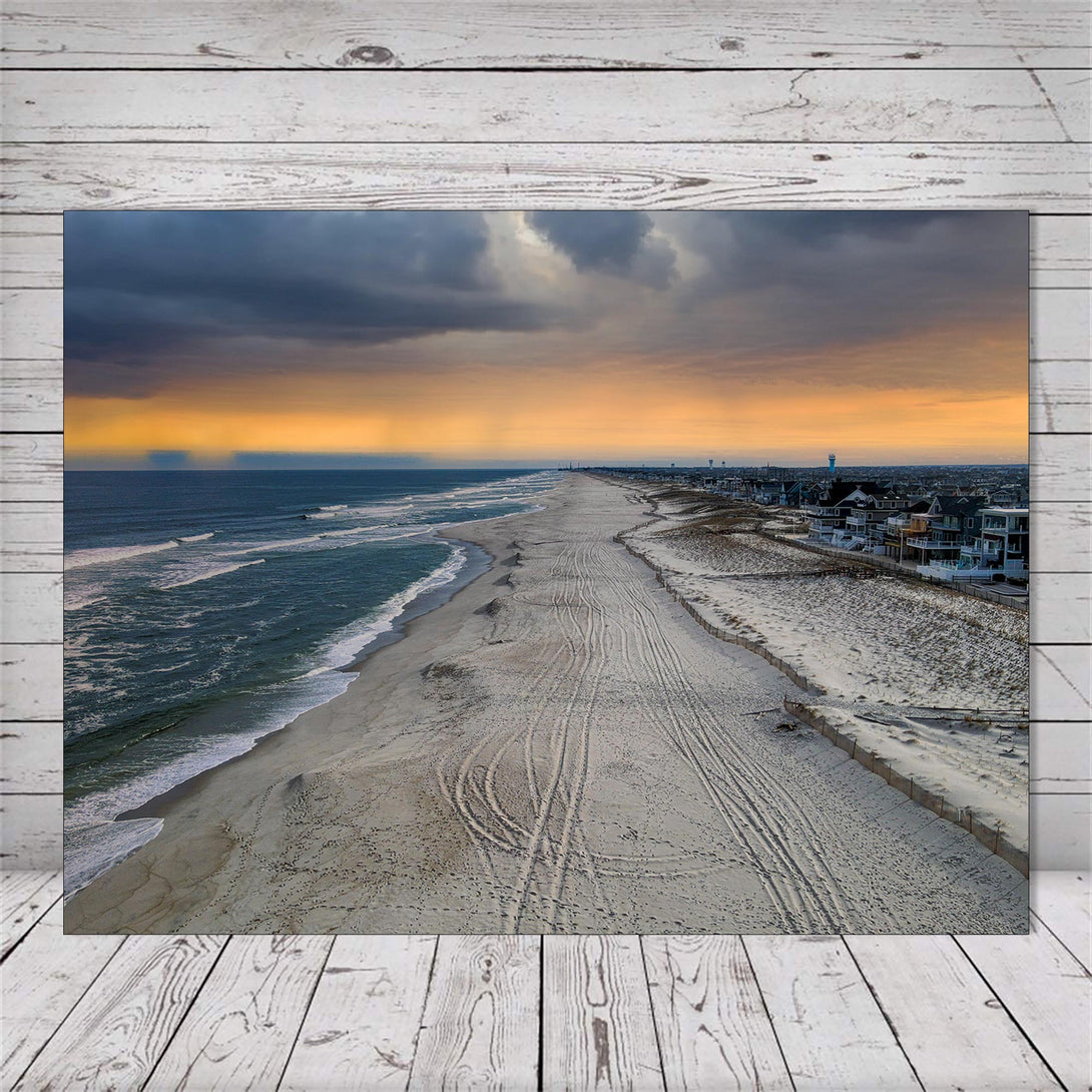 Cloudy Orange Skies - Home Decor Photography Wall Art v2